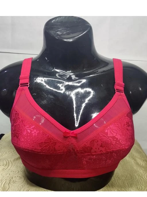 Checkout this latest Bra
Product Name: *Rosy Fashion Bra*
Fabric: Net
Print or Pattern Type: Solid
Padding: Non Padded
Type: Everyday Bra
Wiring: Non Wired
Seam Style: Seamed
Net Quantity (N): 1
Sizes:
30B (Underbust Size: 28 in, Overbust Size: 32 in) 
32B (Underbust Size: 30 in, Overbust Size: 34 in) 
34B (Underbust Size: 32 in, Overbust Size: 36 in) 
36B (Underbust Size: 34 in, Overbust Size: 38 in) 
30C (Underbust Size: 30 in, Overbust Size: 30 in) 
32C (Underbust Size: 32 in, Overbust Size: 32 in) 
34C (Underbust Size: 34 in, Overbust Size: 34 in) 
36C (Underbust Size: 36 in, Overbust Size: 36 in) 
This bras, has non-wired and non-padded cups with a bow detail on the front & back floral net design on cup, double layered cups of cotton fabric, elasticated & adjustable shoulder N-Hook straps, secured with triple rows of triple hook-and-eye closure on the back for an adjustable fit. This product will fit in your wardrobe, this bra is good combination of comfort and fashion. This is the perfect bra for women.
Country of Origin: India
Easy Returns Available In Case Of Any Issue


SKU: 108
Supplier Name: Rangrej industries

Code: 522-69111192-943

Catalog Name: Sassy Women Bra
CatalogID_18763501
M04-C09-SC1041