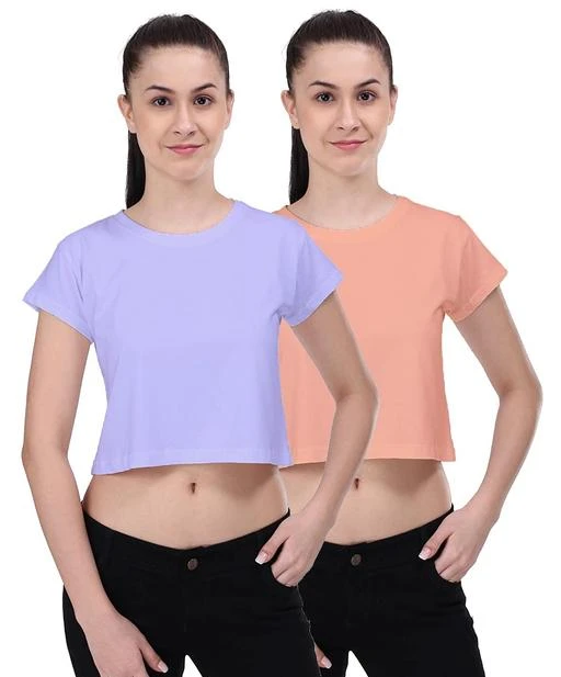  Color Capital Premium Crop Top Pack Of 2 / Fancy