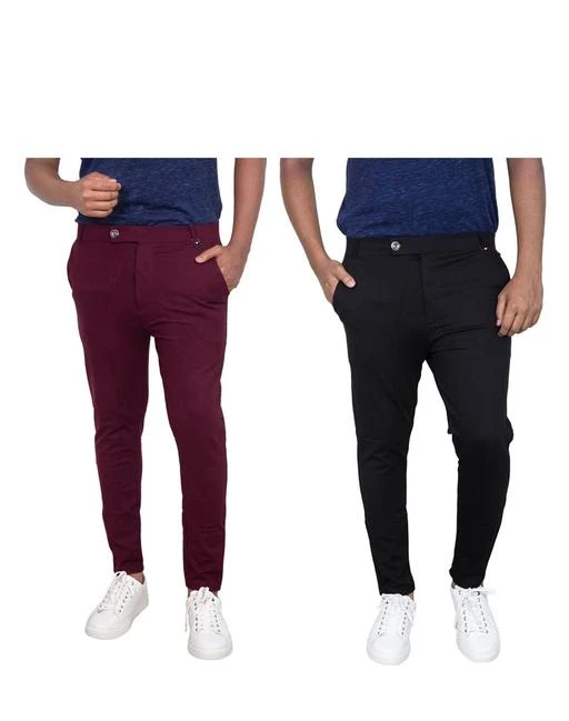 Buy Ezee Sleeves Mens Casual Lycra Pants Stretchable Casual Less Weight  Pants for Men Slim Fit Wear Trousers for OfficeOutdoorTravellingFashion  Dress Trouser with Expandable Waist DarkgrayNavy34 at Amazonin