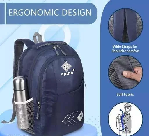 Casual Printed Waterproof Backpack, Large Capacity Shoulder Bag