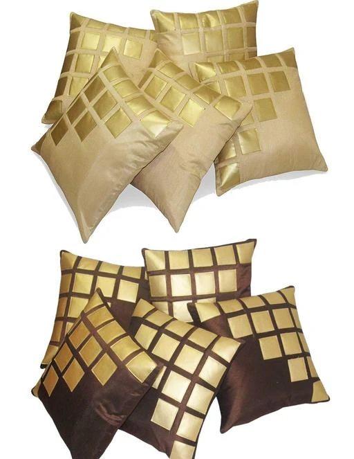 Checkout this latest Cushion Covers
Product Name: *KIRMANI Striped Cushions Cover (Combo Pack of 10, 40 cm*40 cm, Beige & Brown) Velvet*
Fabric: Velvet
Print or Pattern Type: Self-Design
Net Quantity (N): 10
These decorative cushions covers from Kirmani handicrafts will surely put your bed in a great mood that you always wanted to set.
Sizes: 
Free Size (Length Size: 16 in, Width Size: 16 in) 
Country of Origin: India
Easy Returns Available In Case Of Any Issue


SKU: re-tQSDv
Supplier Name: NIK ENTERPRISES

Code: 766-69828225-9912

Catalog Name: Ravishing Classy Cushion Covers
CatalogID_19004411
M08-C24-SC1108