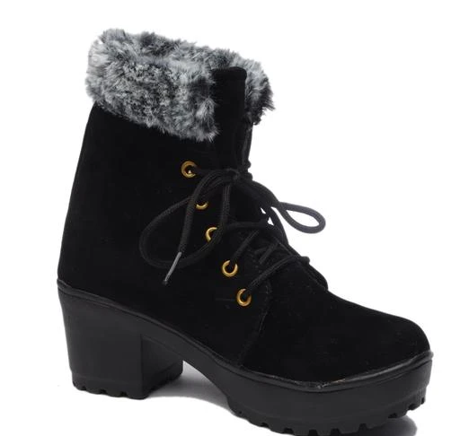 Checkout this latest Boots
Product Name: *Heel Fashion Women Casual Boots, Ideal for Women*
Material: Suede
Sole Material: Tpr
Pattern: Solid
Fastening & Back Detail: Lace-Up
Sizes: 
IND-3, IND-4, IND-6
Country of Origin: India
Easy Returns Available In Case Of Any Issue


SKU: HF-6222-Black
Supplier Name: HEEL FASHION

Code: 635-69976203-999

Catalog Name: Versatile Women Boots
CatalogID_19052386
M09-C30-SC1065