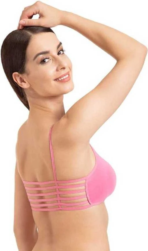  Women Padded Bandeau Bra / Women Padded Combo Bandeau Bra