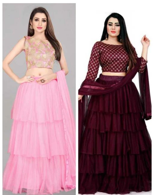 Checkout this latest Lehenga
Product Name: *Kashvi Petite Women Lehenga*
Topwear Fabric: Satin
Bottomwear Fabric: Net
Dupatta Fabric: Net
Set type: Choli And Dupatta
Top Print or Pattern Type: Embroidered
Bottom Print or Pattern Type: Ruffle
Dupatta Print or Pattern Type: Lace
Sizes: 
Semi Stitched (Lehenga Waist Size: 42 in, Lehenga Length Size: 42 in, Duppatta Length Size: 2.25 in) 
Free Size
Jannat-live_pink-maroon_women_lehengacholi  lehngas for women lehnga choli lehnga lehnga net lehnga choli for woman party wear lehnga choli for woman net lehnga choli for woman lehnga choli for woman banarasi lehnga choli for women latest  Kashvi Petite Women Lehenga(women combo speciale)
Country of Origin: India
Easy Returns Available In Case Of Any Issue


SKU: Jannat-live_pink-maroon_women_lehengacholi
Supplier Name: E SHOP

Code: 669-70504131-9991

Catalog Name: Aishani Fashionable Women Lehenga
CatalogID_19234459
M03-C60-SC1005
