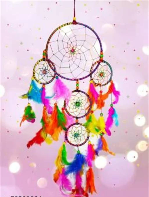 Checkout this latest Dream Catcher
Product Name: * Dream Catchers Wall Hangings for Home Decor Bedroom Livingroom Balcony Car Dreamcatcher with Lightening for Positivity Feathers Wall Decoration Items for Kids Room Dreamcatcher Wall Hanging for Home & Car Decoration*
Material: Feather
Packaging Unit: cm
Product Length: 65 cm
Product Height: 1.5 cm
Product Breadth: 19 cm
Net Quantity (N): 1
 best quality products for u while letting positive dreams through. It is an artistic, colourful home deecor item that spreads happiness and optimism. It is also very a beautiful and thoughtful item to gift to your loved ones. These are hand woven by the women artists of India thereby supporting the artisans of India and women empowerment. Along with the positivity that dream catchers bring with them, there is also the benefit of psychology.
Country of Origin: India
Easy Returns Available In Case Of Any Issue


SKU: ring multi 5m,,
Supplier Name: GAURAV

Code: 281-70591184-776

Catalog Name: Classy Dream Catcher
CatalogID_19262956
M08-C25-SC2500
.