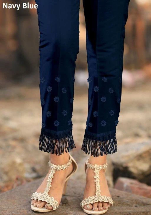 Buy Dollar Missy Women Pack of 1 Straight Fit Solid Cigarette Trousers Navy  Blue Online at Best Prices in India  JioMart