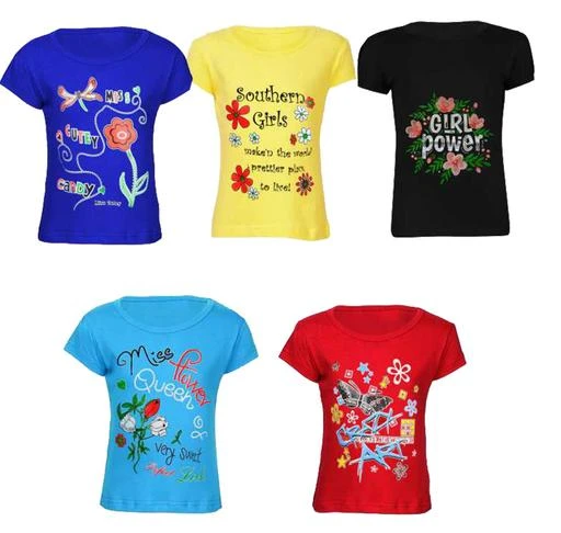 Checkout this latest Tshirts
Product Name: *Fashionate World Girls Pack of 5 Printed Tshirts*
Fabric: Cotton
Sleeve Length: Short Sleeves
Pattern: Printed
Sizes: 
4-5 Years, 5-6 Years, 6-7 Years, 7-8 Years, 8-9 Years, 9-10 Years, 10-11 Years, 11-12 Years
Country of Origin: India
Easy Returns Available In Case Of Any Issue


SKU: MEEN GIRLS BLOSSOM TSHIRTS_RBLU_YEL_LBLU_RED_BRO_5 PCS
Supplier Name: SRRTD

Code: 064-70655258-9981

Catalog Name: Pretty Stylus Girls Tshirts
CatalogID_19284586
M10-C32-SC1143