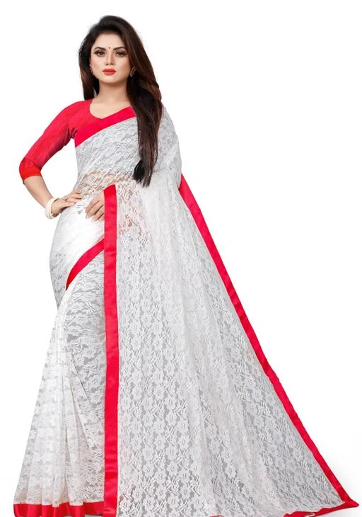Checkout this latest Sarees
Product Name: *FLOWER PATTI WHITE  150*
Saree Fabric: Net
Blouse: Running Blouse
Blouse Fabric: Cotton Blend
Pattern: Woven Design
Blouse Pattern: Same as Border
Net Quantity (N): Single
SAREE  NET  5.5  BLOUSE  Cotton Blend
Sizes: 
Free Size (Saree Length Size: 5.5 m, Blouse Length Size: 0.8 m) 
Country of Origin: India
Easy Returns Available In Case Of Any Issue


SKU: FLOWER PATTI WHITE  RED
Supplier Name: DIVYAM TRENDZ

Code: 362-70736010-999

Catalog Name: Myra Pretty Sarees
CatalogID_19314234
M03-C02-SC1004