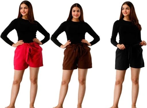 Checkout this latest Shorts
Product Name: *Fashionable Trendy Women Shorts*
Fabric: Cotton Blend
Pattern: Solid
Multipack: 3
Sizes: 
Free Size (Waist Size: 36 in, Length Size: 17 in) 
Country of Origin: India
Easy Returns Available In Case Of Any Issue


SKU: 37AJ03HPNT_Free Size
Supplier Name: HEAVEN ARTS

Code: 227-70747055-9951

Catalog Name: Fashionable Trendy Women Shorts
CatalogID_19318845
M04-C08-SC1038