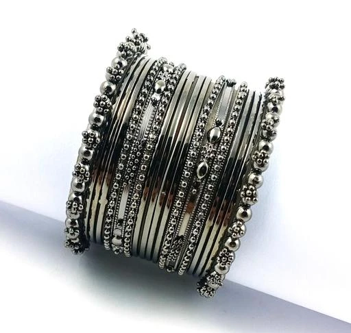 Gujarati Silver Cuff Bracelet  Cosmic Norbu