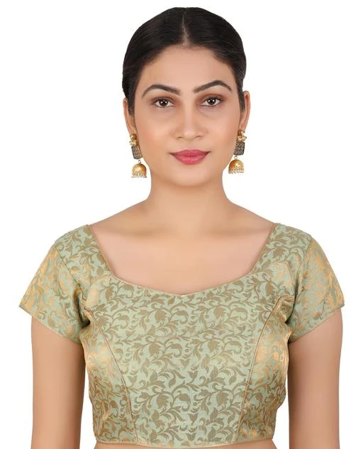 Checkout this latest Blouses
Product Name: *FIGURE UP Women Sweetheart Neck  Poly Chanderi  Blouse*
Fabric: Chanderi Silk
Fabric: Chanderi Silk
Sleeve Length: Short Sleeves
Pattern: Woven Design
Fabric: Chanderi Silk Sleeve Lenght: Short Sleeves Pattern: Woven Design Women Sweetheart Neck Stiched Poly Chanderi Blouse with padded (Pad can be removed by unstiching from side) note after any alteration product will not be returnable Sizes:  34 ( Bust Size: 34 in , Length Size: 14 in) 36 ( Bust Size: 36 in , Length Size: 14 in ) 38 ( Bust Size: 38 in , Length Size: 15 in ) 40 ( Bust Size: 40 in , Length Size: 15 in ) 42 ( Bust Size: 42 in , Length Size: 16 in ) 44 ( Bust Size: 44 in , Length Size: 16 in )
Sizes: 
34 (Bust Size: 34 in, Length Size: 14 in) 
36 (Bust Size: 36 in, Length Size: 14 in) 
38 (Bust Size: 38 in, Length Size: 15 in) 
40 (Bust Size: 40 in, Length Size: 15 in) 
42 (Bust Size: 42 in, Length Size: 16 in) 
44 (Bust Size: 44 in, Length Size: 16 in) 
Country of Origin: India
Easy Returns Available In Case Of Any Issue


SKU: PISTA GREEN CHANDERI BLOUSE
Supplier Name: FIGUREUP

Code: 813-71031568-996

Catalog Name: Stylus Women Blouses
CatalogID_19415819
M03-C06-SC1007