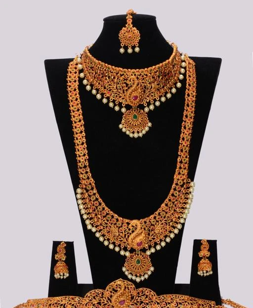Checkout this latest Jewellery Set
Product Name: *Elite Unique Jewellery Sets*
Base Metal: Alloy
Plating: Gold Plated - Matte
Stone Type: Pearls
Type: Haram and Earrings
Multipack: 2 Necklaces (For J-Set)
Country of Origin: India
Easy Returns Available In Case Of Any Issue


SKU: BKC-06
Supplier Name: OMAIRA

Code: 0101-71079209-9911

Catalog Name: Elite Unique Jewellery Sets
CatalogID_19433218
M05-C11-SC1093