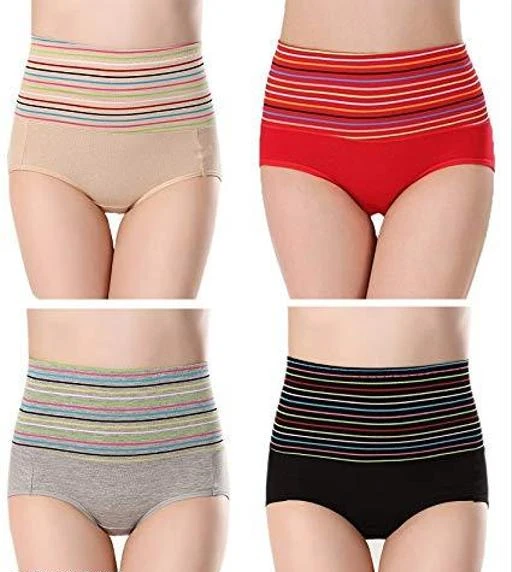 Checkout this latest Briefs
Product Name: *Sassy Women Briefs*
Fabric: Cotton
Net Quantity (N): 4
Sizes: 
M (Waist Size: 36 in) 
L (Waist Size: 38 in) 
XL (Waist Size: 40 in) 
This high waist panty is the PERFECT product for women who want LIGHT control to smooth and flatten the tummy area. Full coverage from front and back, provides comfortable support and feminine sexy appearance. Special double-layer waistband control top design prevents panty from rolling, perfect for all occasions from day to night. High-waisted panty with a sewn-on elastic band at waist for custom fit and comfort. While this product is not considered shapewear, it does help to create a smoother look. The fabric is very breathable and feels cooler than other fabrics.From super-soft fabric to a perfect-fitting waistband in the colors you love, we've got all the softness you need. focused on creating affordable, high-quality and long-lasting everyday clothing you can rely on, mainly selling women's undergarments. All products are made of high quality fabrics, soft and breathable, giving your skin all day care. High waist panty design makes light control on tummy, featuring full back coverage. The wide elastic waistband reduces the appearance of muffin top, and full back coverage nicely shows the hips and keeps you comfy wearing them all day & night. Pure cotton crotch, more comfortable, give your skin all-day care .Made of good quality fabric, soft and stretchy, antibacterial and breathable suitable for girls, ladies.
Country of Origin: India
Easy Returns Available In Case Of Any Issue


SKU: High -4
Supplier Name: Mahima Variety

Code: 756-71117422-999

Catalog Name: Comfy Women Briefs
CatalogID_19447459
M04-C09-SC1042