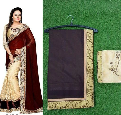 Checkout this latest Sarees
Product Name: *Designer Saree*
Saree Fabric: Georgette
Blouse: Separate Blouse Piece
Blouse Fabric: Silk
Pattern: Self-Design
Blouse Pattern: Same as Border
Multipack: Single
Sizes: 
Free Size (Saree Length Size: 5.5 m, Blouse Length Size: 0.8 m) 
Country of Origin: India
Easy Returns Available In Case Of Any Issue


Catalog Rating: ★4 (81)

Catalog Name: Banita Refined Sarees
CatalogID_1137785
C74-SC1004
Code: 725-7127171-5931