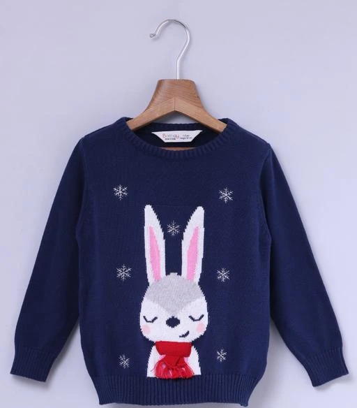 Checkout this latest Sweaters
Product Name: *Beebay Girls Bunny Crew Neck Sweater (Navy)*
Fabric: Cotton
Sleeve Length: Long Sleeves
Pattern: Embroidered
Multipack: 1
Sizes: 
6-12 Months (Bust Size: 11 in, Length Size: 16 in, Hip Size: 11 in, Waist Size: 11 in) 
Country of Origin: India
Easy Returns Available In Case Of Any Issue


Catalog Rating: ★4 (65)

Catalog Name: Cutiepie Comfy Girls Sweaters
CatalogID_1138005
C62-SC1149
Code: 527-7128335-5931