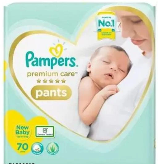 Checkout this latest Baby Daipers
Product Name: *Pampers PREMIUM CARE BABY , SIZE NEW BORN , 70 PCS. PACK - New Born  (70 Pieces)*
Product Name: Pampers PREMIUM CARE BABY , SIZE NEW BORN , 70 PCS. PACK - New Born  (70 Pieces)
Brand Name: Pampers
Size: XS
Country of Origin: India
Easy Returns Available In Case Of Any Issue


SKU: Pampers PREMIUM CARE BABY , SIZE NEW BORN , 70 PCS. PACK - New Born  (70 Pieces)
Supplier Name: U.S ENTERPRISE

Code: 219-71309515-9411

Catalog Name:  Classic Baby Daipers
CatalogID_19512013
M07-C46-SC2019