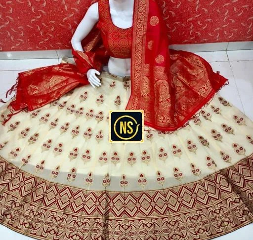 Checkout this latest Lehenga
Product Name: *Alisha Attractive Women Lehenga*
Topwear Fabric: Soft Silk
Bottomwear Fabric: Silk
Dupatta Fabric: Soft Silk
Set type: Choli And Dupatta
Top Print or Pattern Type: Woven Design
Bottom Print or Pattern Type: Jacquard
Dupatta Print or Pattern Type: Woven Design
Sizes: 
Free Size (Lehenga Waist Size: 40 m, Lehenga Length Size: 42 m, Duppatta Length Size: 2.5 m) 
Country of Origin: India
Easy Returns Available In Case Of Any Issue


SKU: Shangreela_Plant_WhiteRed
Supplier Name: SHANGREELA

Code: 969-71316527-0691

Catalog Name: Alisha Attractive Women Lehenga
CatalogID_19514079
M03-C60-SC1005