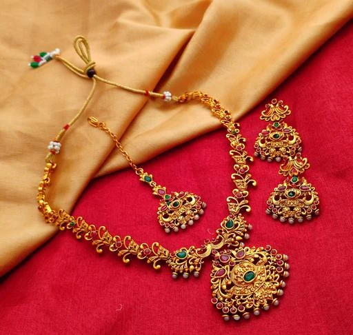 South indian sale short necklace designs