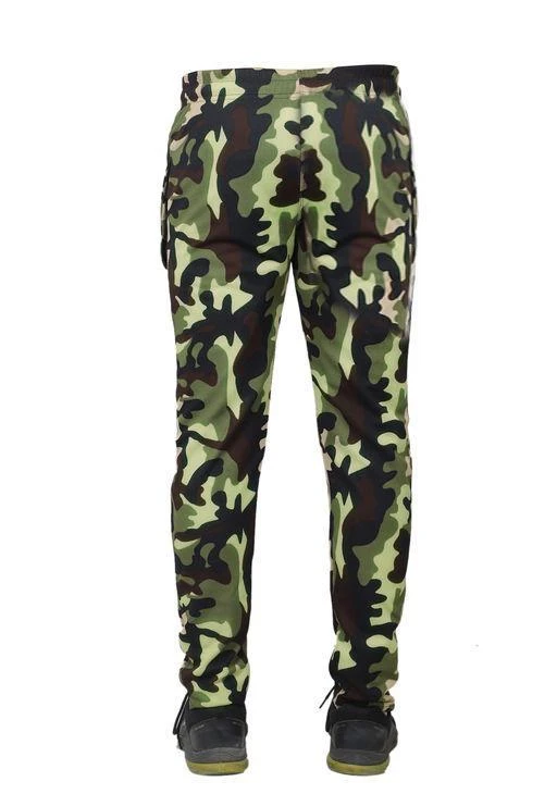  Boys Girls Army Printed Lycra Track Pant / Stylish Trendy Men  Track