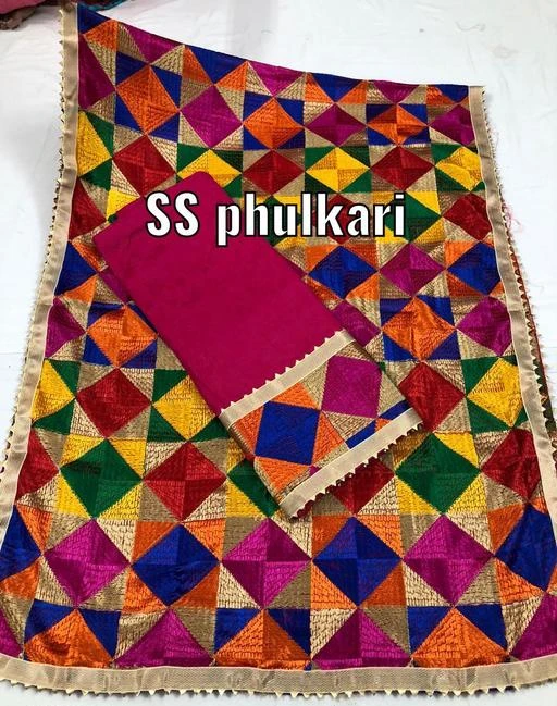 ss phulkari suits