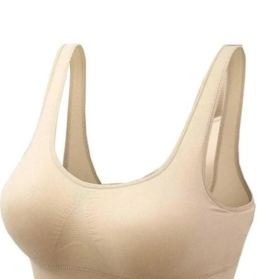 Checkout this latest Sports Bra
Product Name: *stylish women sport bra /fancy women bra /stylus women bra /comfy women bra /sassy women bra / sports bra for girls /airbra for women /girls sports bra /non padded sports bra  *
Fabric: Cotton Blend
Color: Nude
Coverage: Half
Closure: Slip-on
Multipack: 1
Occassion: Everyday
Padding: Non Padded
Print or Pattern Type: Solid
Seam Style: Seamed
Straps: Regular
Type: Sports Bra
Wiring: Non Wired
Sizes: 
28A, 30A, 32A, 34A, 28B, 30B, 32B, 34B, 28C, 30C, 32C, 34C, 28D, 30D, 32D, 34D, 28E, 30E, 32E, 34E, S, M, L, XL, Free Size (Underbust Size: 28 in, Overbust Size: 36 in) 
Country of Origin: India
Easy Returns Available In Case Of Any Issue



Catalog Name: Fancy Women Sports Bra
CatalogID_19664244
C79-SC1409
Code: 951-71775677-052