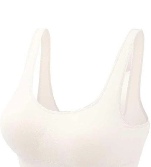 Checkout this latest Sports Bra
Product Name: *stylish women sport bra /fancy women bra /stylus women bra /comfy women bra /sassy women bra / sports bra for girls /airbra for women /girls sports bra /non padded sports bra  *
Fabric: Cotton Blend
Color: White
Coverage: Half
Closure: Slip-on
Net Quantity (N): 1
Occassion: Everyday
Padding: Non Padded
Print or Pattern Type: Solid
Seam Style: Seamed
Straps: Regular
Type: Sports Bra
Wiring: Non Wired
IT HAS ONE PIECE OF WOMEN AIR BRA 
Sizes: 
28A, 30A, 32A, 34A, 28B, 30B, 32B, 34B, 28C, 30C, 32C, 34C, 28D, 30D, 32D, 34D, 28E, 30E, 32E, 34E, S, M, L, XL, Free Size (Underbust Size: 28 in, Overbust Size: 36 in) 
Country of Origin: India
Easy Returns Available In Case Of Any Issue


SKU: AIR BRA _WHITE  1
Supplier Name: ADITYA TRADERS

Code: 751-71775679-052

Catalog Name: Fancy Women Sports Bra
CatalogID_19664244
M04-C54-SC1409