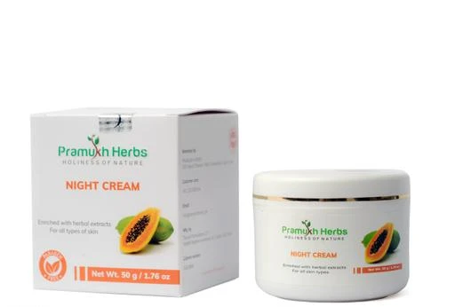 Checkout this latest Moisturizers
Product Name: *PRAMUKH HERBS NIGHT CREAM  50 GM PROVIDE THE MOISTURE TO THE SKIN AND KEEP IT HYDRATE, IT BOOSTS COLLAGEN IN THE SKIN AND GIVES YOUTHFUL, NATURALLY RADIANT SKIN BY REPAIRING FINE LINES AND AGE SPOTS.*
Product Name: PRAMUKH HERBS NIGHT CREAM  50 GM PROVIDE THE MOISTURE TO THE SKIN AND KEEP IT HYDRATE, IT BOOSTS COLLAGEN IN THE SKIN AND GIVES YOUTHFUL, NATURALLY RADIANT SKIN BY REPAIRING FINE LINES AND AGE SPOTS.
Type: Night & Cream
Skin Type: Anti-ageing
Flavour: Fruits
Multipack: 1
Easy Returns Available In Case Of Any Issue


Catalog Rating: ★3.8 (132)

Catalog Name: PRAMUKH HERBS Superior Perfect Radiance Moisturizers
CatalogID_1155314
C170-SC1950
Code: 271-7232787-994