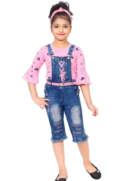Checkout this latest Clothing Set
Product Name: *Girls   Clothing Sets Pack Of 1*
Top Fabric: Cotton
Bottom Fabric: Denim
Sleeve Length: Three-Quarter Sleeves
Top Pattern: Printed
Bottom Pattern: Solid
Net Quantity (N): Single
Add-Ons: No Add Ons
Sizes:
3-4 Years, 4-5 Years, 5-6 Years, 6-7 Years
Girls Denim dungaree and cotton top set for girls, Denim is always fresh, denim stays for ever, trendy fashion girls set
Country of Origin: India
Easy Returns Available In Case Of Any Issue


SKU: G514PINK
Supplier Name: burbn kids wear

Code: 573-72549611-9901

Catalog Name: Pretty Elegant Girls Clothing Set
CatalogID_19920202
M10-C32-SC1147
.