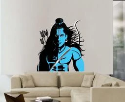 Decor Kafe 60 cm Hall Decor, Lord Ram Wall Stickers ( 60Cm X 50Cm ) Self  Adhesive Sticker Price in India - Buy Decor Kafe 60 cm Hall Decor