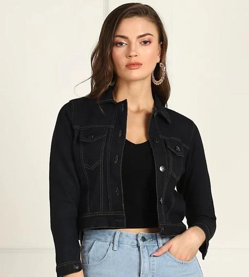 Checkout this latest Jackets
Product Name: *Urbane Trendy Stylish Full Sleeve Regular Fit Solid Denim Women jacket For Girls*
Fabric: Denim
Sleeve Length: Long Sleeves
Pattern: Solid
Multipack: 1
Sizes: 
S (Bust Size: 34 in, Length Size: 19 in) 
M (Bust Size: 36 in, Length Size: 19 in) 
L (Bust Size: 38 in, Length Size: 19 in) 
XL (Bust Size: 40 in, Length Size: 19 in) 
Country of Origin: India
Easy Returns Available In Case Of Any Issue


SKU: blick jkt
Supplier Name: BHAGWATI ENTERPRISES

Code: 562-72577393-9921

Catalog Name: Urbane Fashionista Women Jackets & Waistcoat
CatalogID_19932353
M04-C07-SC1023