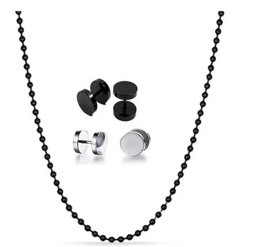 Checkout this latest Jewellery
Product Name: *Trendy Black Ball Chain With BlackSilver Dumble Ear Stud For Mens/Boys*
Base Metal: Stainless Steel
Plating: No Plating
Type: Set
Net Quantity (N): 3
Sizes: Free Size
Trendy Black Ball Chain With BlackSilver Dumble Ear Stud For Mens/Boys
Country of Origin: India
Easy Returns Available In Case Of Any Issue


SKU: Trendy Black Ball Chain With BlackSilver Dumble Ear Stud For Mens/Boys
Supplier Name: Star Enterprisess

Code: 432-73065651-994

Catalog Name: Styles Trendy Men Jewellery
CatalogID_20103827
M05-C57-SC1227