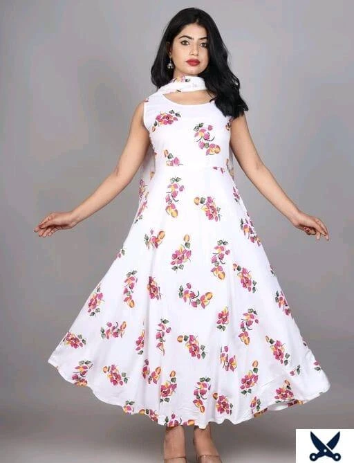 Checkout this latest Kurtis
Product Name: *ARMAN-Anarkali Gowen With Duptta*
Fabric: Rayon
Sleeve Length: Sleeveless
Pattern: Printed
Combo of: Single
Sizes:
S, M (Bust Size: 38 in, Size Length: 50 in) 
L (Bust Size: 40 in, Size Length: 50 in) 
XL (Bust Size: 42 in, Size Length: 50 in) 
XXL (Bust Size: 44 in, Size Length: 50 in) 
1 Kurta Brighten up your wardrobe with something stylish and unique apparel this season. Specially designed for a perfect fit, this trendy outfit provides utmost comfort which will keep you looking super adorable. The rayon fabric make this kurta soft and super comfortable to wear. This Anarkali style is what you can flaunt on special days. This regular fit kurti is having 3/4th sleeves, banded collar along with Gold Printed pattern and calf length. Pair up this kurta contrasting legging and strappy sandals to get a perfect look. This kurta is a stylish option for a nice family gathering or a hangout when teamed with matching accessories
Country of Origin: India
Easy Returns Available In Case Of Any Issue


SKU: Ramchander-Medi
Supplier Name: ARMAN GARMENTS CHANGAED

Code: 864-73100908-997

Catalog Name: Myra Pretty Kurtis
CatalogID_20118629
M03-C03-SC1001