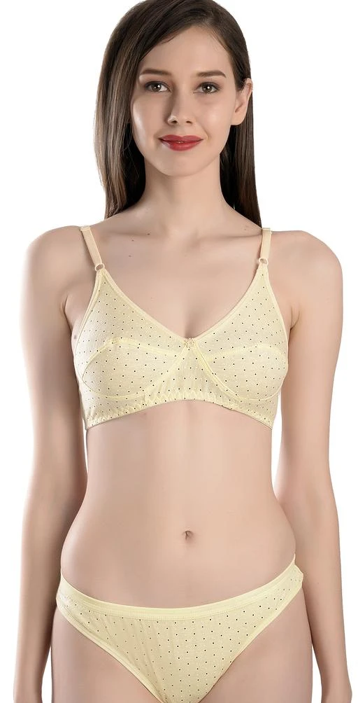 FIMS - Fashion is my style Women's Non-Wired Bra, Non-Padded, Full Coverage  Bra, Cotton Bra