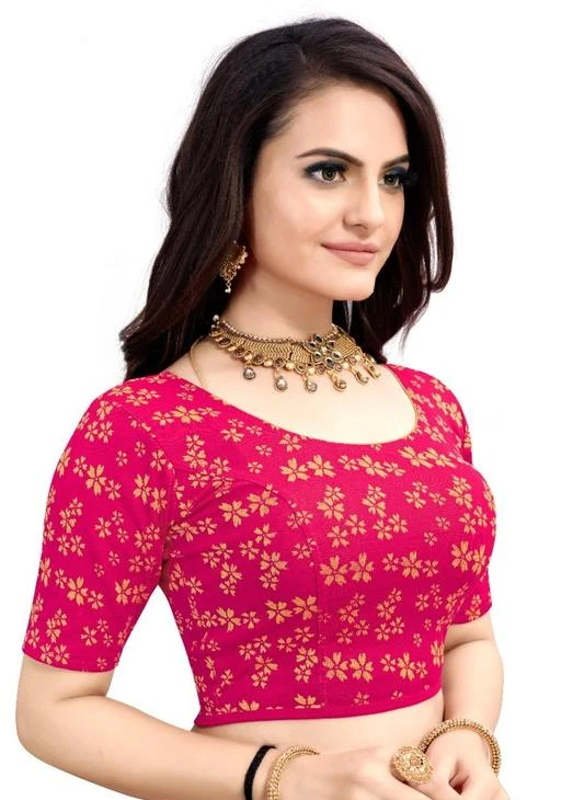 Checkout this latest Blouses
Product Name: *atttractive stretchable jacquard lucra cotton blouse*
Fabric: Hosiery
Fabric: Hosiery
Sleeve Length: Short Sleeves
Pattern: Embellished
readymade jacquard blouse
Sizes: 
28 Alterable (Bust Size: 28 in, Length Size: 15 in) 
30 Alterable (Bust Size: 30 in, Length Size: 15 in) 
32 Alterable (Bust Size: 32 in, Length Size: 15 in) 
34 Alterable (Bust Size: 34 in, Length Size: 15 in) 
36 Alterable (Bust Size: 36 in, Length Size: 15 in) 
38 Alterable (Bust Size: 38 in, Length Size: 15 in) 
40 Alterable (Bust Size: 40 in, Length Size: 15 in) 
Country of Origin: India
Easy Returns Available In Case Of Any Issue


SKU: akansha rani
Supplier Name: THE ORIGNAL'S

Code: 353-73317078-054

Catalog Name: Trendy Women Blouses
CatalogID_20196048
M03-C06-SC1007
