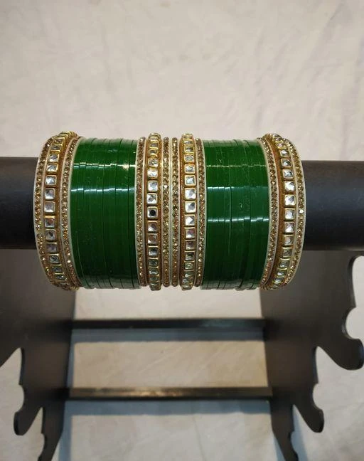 Checkout this latest Bracelet & Bangles
Product Name: *Trending Women's Bangles *
Base Metal: Plastic
Stone Type: Kundan
Sizing: Non-Adjustable
Type: Bangle Set
Multipack: More Than 10
Sizes:2.6
Country of Origin: India
Easy Returns Available In Case Of Any Issue


Catalog Rating: ★4.3 (92)

Catalog Name: Beautiful Bracelet & Bangles
CatalogID_1176672
C77-SC1094
Code: 092-7341320-318