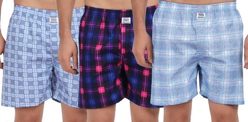 Checkout this latest Boxers
Product Name: *Weavo Men's Checkered Cotton Boxers (Pack of 3)*
Fabric: Cotton
Pattern: Printed
Sizes: 
36 (Waist Size: 36 in, Length Size: 16 in) 
38 (Waist Size: 38 in, Length Size: 17 in) 
Country of Origin: India
Easy Returns Available In Case Of Any Issue


SKU: BXR-3X04-36
Supplier Name: Weavo

Code: 704-73451863-926

Catalog Name: Stylish Men Boxers
CatalogID_20244442
M06-C19-SC1218
