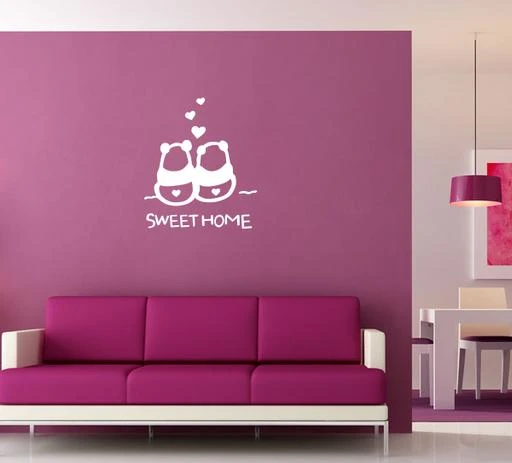 Checkout This Latest Wall Stickers Murals Product Name Decor Kafe Sweet Home Decorative Sticker 63cmx54cm For Rs284 Cod And Easy Return Available - Home Decor Theme Names