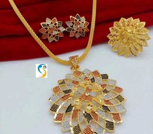 Checkout this latest Pendants & Lockets
Product Name: *goldplatted plainchain+pendent with earning + adjustable gold platted finger ring combo*
Base Metal: Brass
Plating: Gold Plated
Stone Type: Artificial Stones
Type: Pendant with Chain
Net Quantity (N): 1
Sizes:Free Size
Country of Origin: India
Easy Returns Available In Case Of Any Issue


SKU: shrinathjiimitationcombo_008
Supplier Name: SHRINATHJI NEW IMITATION

Code: 212-7367430-004

Catalog Name: Shimmering Charming Pendants & Lockets
CatalogID_1181814
M05-C11-SC1095