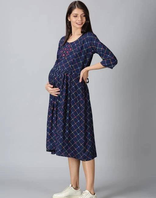 Checkout this latest Feeding Kurtis & Kurta Sets
Product Name: *Modern Feeding Kurtis & Kurta Sets*
Fabric: Rayon
Bottomwear Fabric: No Bottomwear
Bottom Type: No Bottomwear
Sleeve Length: Three-Quarter Sleeves
Stitch Type: Stitched
Fit/ Shape: A-line
Pattern: Printed
Combo of: Single
Sizes: 
M, L (Bust Size: 20 in, Top Length Size: 45 in, Waist Size: 21 in, Bottom Length Size: 45 in) 
XL (Bust Size: 21 in, Top Length Size: 45 in, Waist Size: 22 in, Bottom Length Size: 45 in) 
XXL (Bust Size: 22 in, Top Length Size: 45 in, Waist Size: 23 in, Bottom Length Size: 45 in) 
XXXL
Country of Origin: India
Easy Returns Available In Case Of Any Issue


SKU: Blue Multi Chex-- Pink Mirror
Supplier Name: k_line

Code: 144-73805138-595

Catalog Name: Fabulous Feeding Kurtis & Kurta Sets
CatalogID_20365022
M04-C53-SC2330