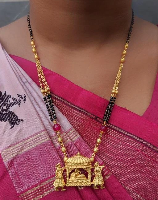 Short mangalsutra designs deals latest artificial