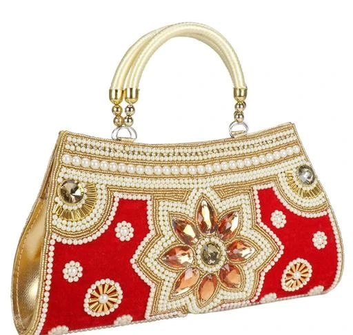 Checkout this latest Clutches
Product Name: *Fancy Modern Women Clutches*
Material: Velvet
Pattern: Embellished
Net Quantity (N): 1
Sizes: 
Free Size (Length Size: 11 in, Width Size: 10 in) 
  Model Name Fantastic Women Clutch With Beaded Work For All Party Function, Engagement Ceremony & Wedding etc. Type Party Clutches Bag Size Regular Size Closure Magnetic Snap Sales Package 1 Clutch Other Features Closure Type : Magnet; Strap: Handle; Dimensions: 11 Inch Long x 8 Inch Height x 3 Inch Width ; Capacity And Pocket: 1 Compartment & 1 Inner Pocket Material Velvet
Country of Origin: India
Easy Returns Available In Case Of Any Issue


SKU: oRre6v6h
Supplier Name: GURU JI HANDICRAFT

Code: 783-74017027-9991

Catalog Name: Fancy Modern Women Clutches
CatalogID_20439671
M09-C27-SC5070