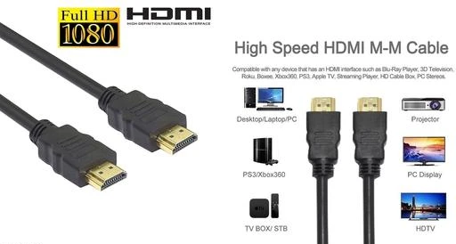 Checkout this latest Cables & Connectors
Product Name: *Stylish 4K Ultra HD HDMI Male to Male Cable 1.5*
Net Quantity (N): 1
Country of Origin: India
Easy Returns Available In Case Of Any Issue


SKU: HDMI Cable 1.5 
Supplier Name: CLGD SERVICES

Code: 581-7430281-999

Catalog Name:  Cables
CatalogID_1193932
M11-C37-SC1379
.