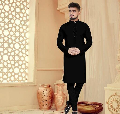 Checkout this latest Kurta Sets
Product Name: *Urbane Men Kurta Sets*
Top Fabric: Cotton Blend
Bottom Fabric: Cotton Blend
Scarf Fabric: No Scarf
Sleeve Length: Long Sleeves
Bottom Type: Straight Pajama
Stitch Type: Stitched
Pattern: Solid
Sizes:
M (Chest Size: 38 in, Top Length Size: 38 in, Top Waist  Size: 40 in, Top Hip Size: 24 in, Bottom Waist Size: 36 in, Bottom Hip Size: 38 in, Bottom Length Size: 39 in, Scarf Length Size: 1.5 in) 
L (Chest Size: 40 in, Top Length Size: 40 in, Top Waist  Size: 41 in, Top Hip Size: 25 in, Bottom Waist Size: 38 in, Bottom Hip Size: 40 in, Bottom Length Size: 41 in, Scarf Length Size: 1.5 in) 
XL (Chest Size: 42 in, Top Length Size: 42 in, Top Waist  Size: 42 in, Top Hip Size: 26 in, Bottom Waist Size: 40 in, Bottom Hip Size: 42 in, Bottom Length Size: 42 in, Scarf Length Size: 1.5 in) 
Urbane Men Kurta Sets
Country of Origin: India
Easy Returns Available In Case Of Any Issue


SKU: 5d9GJKks
Supplier Name: DHRUV ENTERPRISE

Code: 984-74444751-838

Catalog Name: Essential Men Kurta Sets
CatalogID_20591287
M06-C18-SC1201