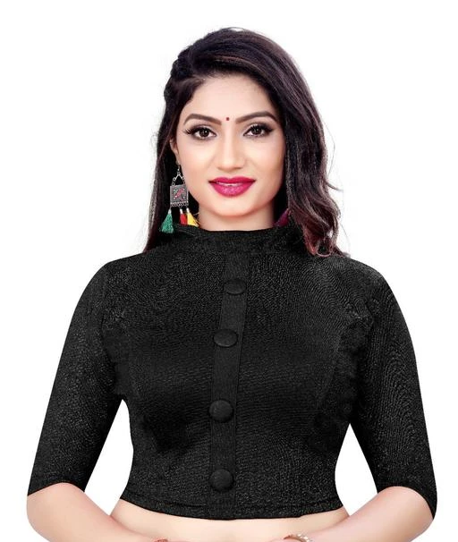 Checkout this latest Blouses
Product Name: *Fancy Women Blouses*
Fabric: Lycra
Fabric: Lycra
Sleeve Length: Three-Quarter Sleeves
Pattern: Lace
Sizes: 
28 (Bust Size: 28 in, Length Size: 15 in) 
30 (Bust Size: 30 in, Length Size: 15 in) 
32 (Bust Size: 32 in, Length Size: 15 in) 
34 (Bust Size: 34 in, Length Size: 15 in) 
36 (Bust Size: 36 in, Length Size: 15 in) 
38 (Bust Size: 38 in, Length Size: 15 in) 
40 (Bust Size: 40 in, Length Size: 15 in) 
Country of Origin: India
Easy Returns Available In Case Of Any Issue


SKU: high neck-black
Supplier Name: MS creatioon

Code: 872-74694554-999

Catalog Name: New Women Blouses
CatalogID_20674546
M03-C06-SC1007
.