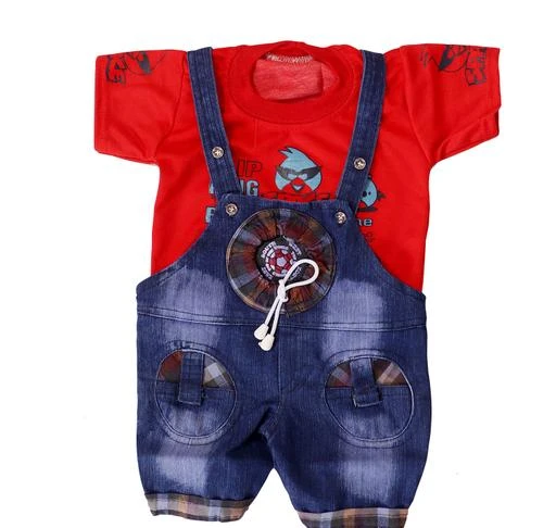 Checkout this latest Dungarees
Product Name: * V 4 You Dungaree For Boys & Girls Casual Self Design Cotton Blend*
Fabric: Denim
Sleeve Length: Short Sleeves
Type: Denim
Pattern: Self Design
Multipack: 1
Sizes: 
12-18 Months (Chest Size: 10 in, Waist Size: 20 in, Hip Size: 11 in, Length Size: 20 in, Shoulder Size: 15 in) 
2-3 Years (Chest Size: 11 in, Waist Size: 22 in, Hip Size: 12 in, Length Size: 22 in, Shoulder Size: 16 in) 
3-4 Years (Chest Size: 12 in, Waist Size: 24 in, Hip Size: 13 in, Length Size: 24 in, Shoulder Size: 17 in) 
4-5 Years (Chest Size: 14 in, Waist Size: 26 in, Hip Size: 14 in, Length Size: 26 in, Shoulder Size: 18 in) 
Easy Returns Available In Case Of Any Issue


SKU: DUGRED-201
Supplier Name: v4you Enterprises

Code: 983-7471562-999

Catalog Name: Modern Stylus Boys Dungarees & Jumpsuits
CatalogID_1202487
M10-C33-SC1152