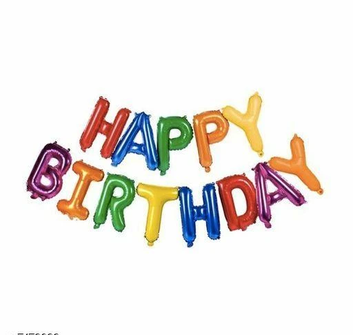 Buy Checkout This Latest Gifts Product Name Happy Birthday Foil Balloon Letter Banner For Rs378 Cod And Easy Return Available