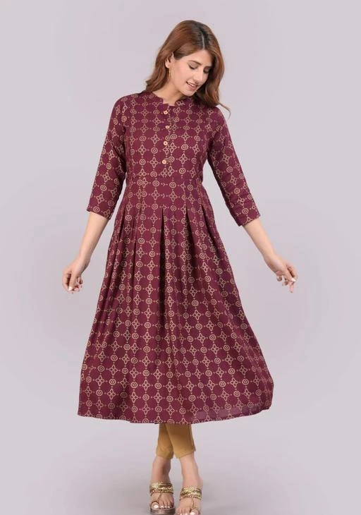 Indhrani Women's Cotton Slub Kurti