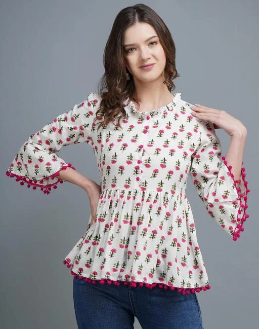 Checkout this latest Tops & Tunics
Product Name: *Womens Rayon printed top, trendy top, daily use top, offical top, printed top, Rayon top*
Fabric: Rayon
Sleeve Length: Three-Quarter Sleeves
Pattern: Printed
Net Quantity (N): 1
Sizes:
S (Bust Size: 36 in, Length Size: 28 in) 
M (Bust Size: 38 in, Length Size: 28 in) 
L (Bust Size: 40 in, Length Size: 28 in) 
XL (Bust Size: 42 in, Length Size: 28 in) 
XXL (Bust Size: 44 in, Length Size: 28 in) 
Womens Rayon printed top, trendy top, daily use top, offical top, printed top, Rayon top
Country of Origin: India
Easy Returns Available In Case Of Any Issue


SKU: 9026-WHITE-TOP
Supplier Name: SAKSHI CREATION_JPR

Code: 763-75089921-9921

Catalog Name: Trendy Sensational Women Tops & Tunics
CatalogID_20806874
M04-C07-SC1020