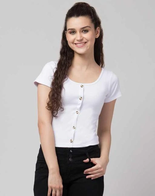 Checkout this latest Tops & Tunics
Product Name: *SA-30-WHITE Trendy Fabulous Women Tops & Tunics*
Fabric: Cotton Blend
Sleeve Length: Short Sleeves
Pattern: Solid
Net Quantity (N): 1
Sizes:
XS (Bust Size: 28 in, Length Size: 18 in) 
S (Bust Size: 30 in, Length Size: 19 in) 
M (Bust Size: 32 in, Length Size: 20 in) 
L (Bust Size: 34 in, Length Size: 20 in) 
ZintOm is a good manufacturer, has made a lot of designs in this. Lots of different types of dresses like Zipper Dress Body Con Dress New Style. Soft fabric is a different type of dress and comfortable to wear and also have styles like tops, skirts, button tops, zipper tops, cut sleeves top and CUT SLEEVE DRESS , HIGH NECK TOP , HIGH NECK DRESS , TWO PEAS SET DRESS , PUFF SLEEVE TOP , PUFF SLEEVE DRESS , ONE SHOLDER DRESS , ONE SHOLDER TOP , SWEARTER , HOODI WINNTER CLOTHES AND SUMMER CLOTHES , There is a lot more to see the clothes once thrown. Quality is good for the fabric Good looking and good personality .
Country of Origin: India
Easy Returns Available In Case Of Any Issue


SKU: SA-30-WHITE
Supplier Name: ZINTOM

Code: 812-75466783-998

Catalog Name: Trendy Fabulous Women Tops & Tunics
CatalogID_20933984
M04-C07-SC1020