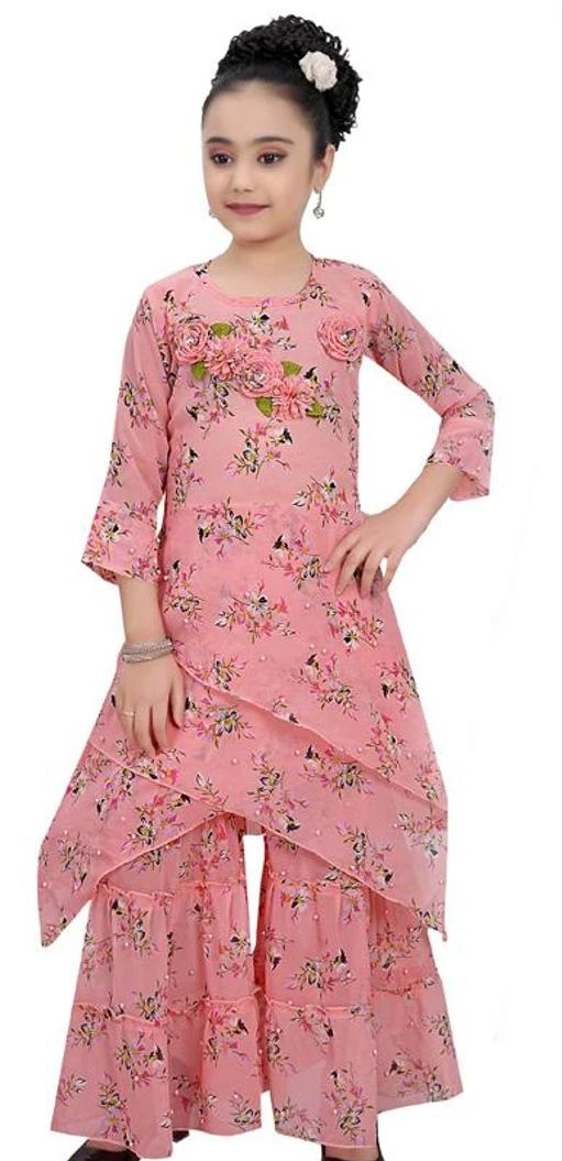 Checkout this latest Kurta Sets
Product Name: *Cutepie Girls Kids Ethnic Plazzo Kurta Set*
Top Fabric: Georgette
Dupatta: Without Dupatta
Top Shape: A-line
Bottom Type: palazzos
Top Length: knee length
Top Pattern: Printed
Sleeve Length: Three-Quarter Sleeves
Cutepie Girls Kids Ethnic Fancy premium Kurta-Plazzo Set
Sizes: 
2-3 Years, 3-4 Years
Country of Origin: India
Easy Returns Available In Case Of Any Issue


SKU: sn-6361-peach
Supplier Name: SANYAM TRADE LINK

Code: 057-75524140-999

Catalog Name: Stylo Kurta Sets
CatalogID_20952841
M10-C32-SC1140
